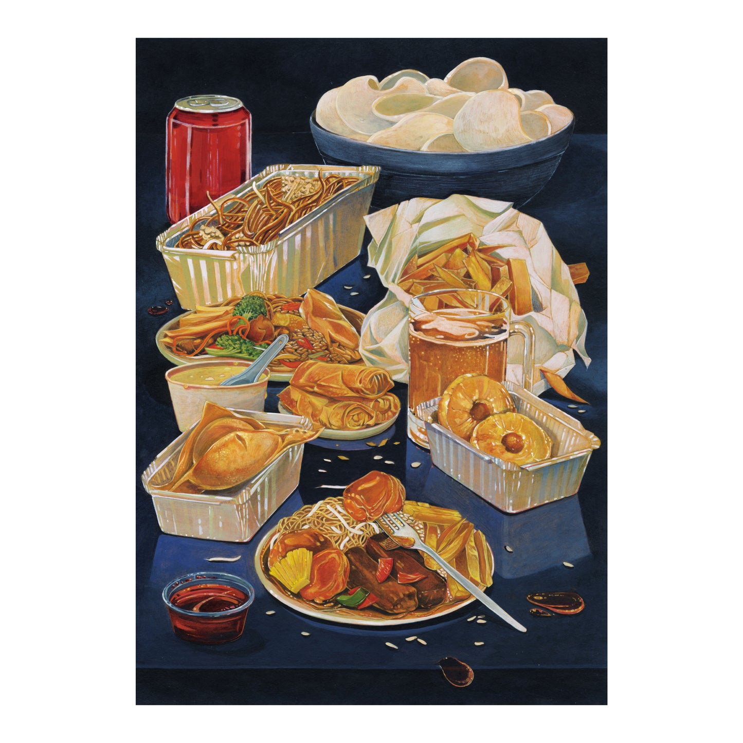 British-Chinese Takeaway Still Life